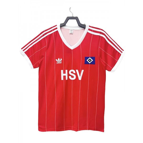 Hamburger SV domicile maillot rétro football uniforme vintage premier kit de football pour hommes hauts chemise de sport 1982-1983